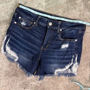 American Eagle Outfitters Distressed Denim Shorts Size 12
